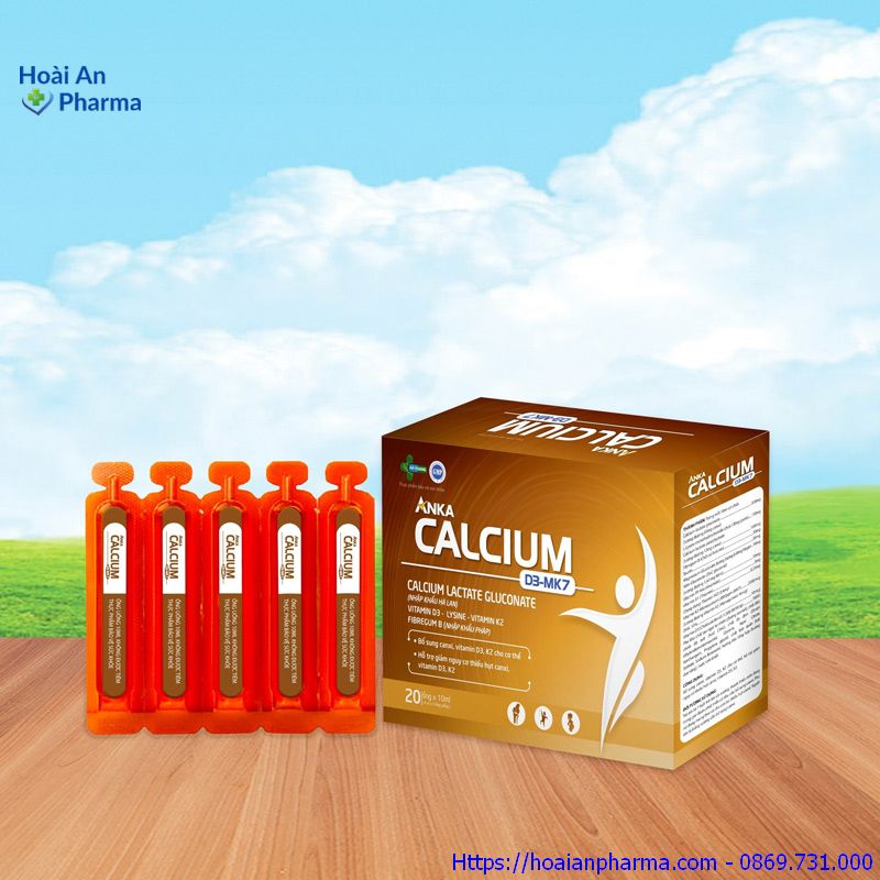 Anka Calcium D3 MK7 - Bổ sung canxi và Vitamin D3, K2
