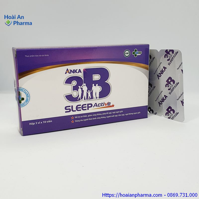 Anka 3B Sleep Active – An thần, giảm căng thằng, ngủ ngon giấc