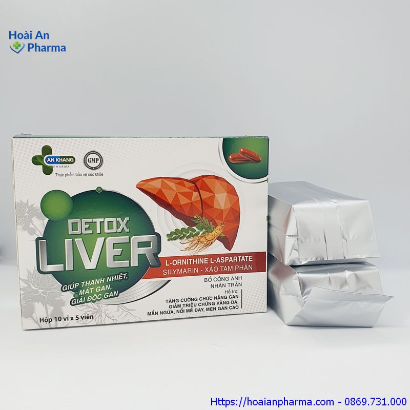 DETOX LIVER – Thanh nhiệt, mát gan, giải độc gan