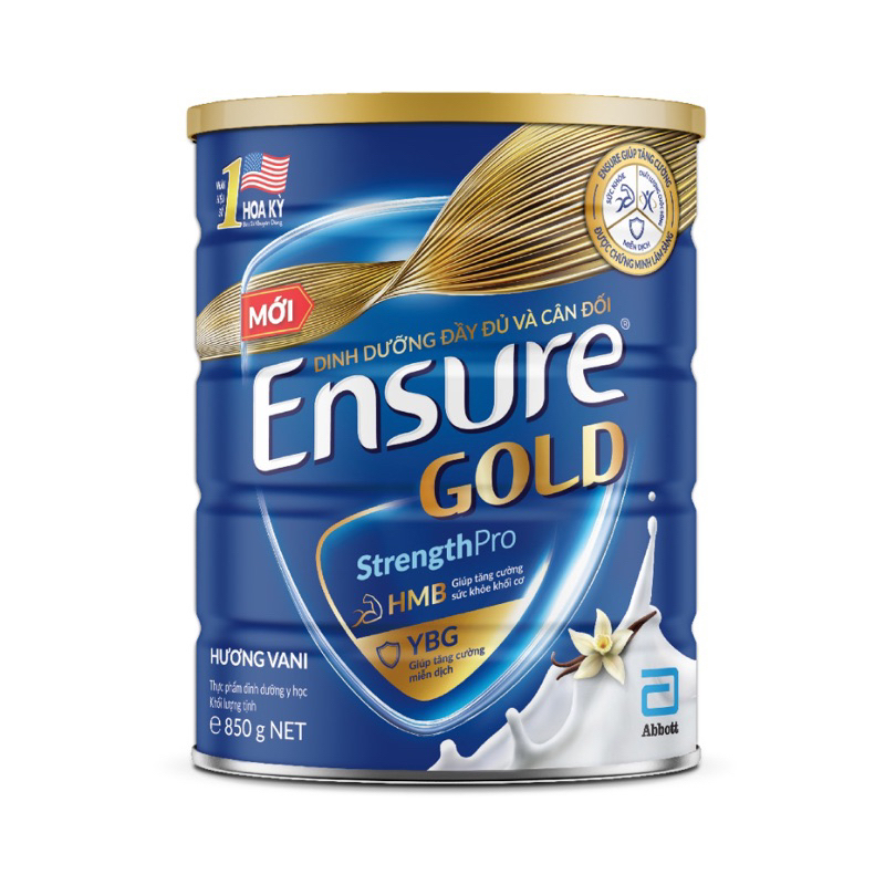 Sữa Ensure Gold StrengthPro Abbott hương vani