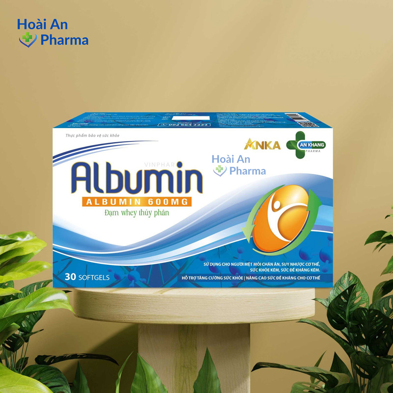 Anka Albumin hộp 30 viên – Tăng cường đề kháng