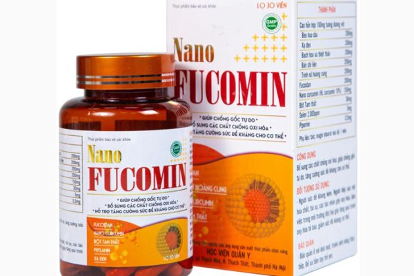 Viên uống Nano Fucomin - Lọ 30 viên - HV Quân Y