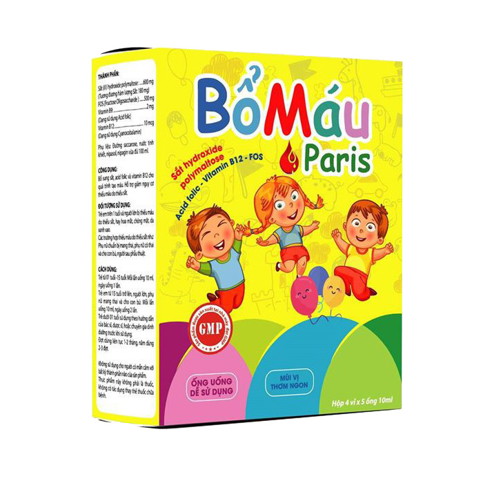 Bổ Máu Paris - Hộp 20 ống