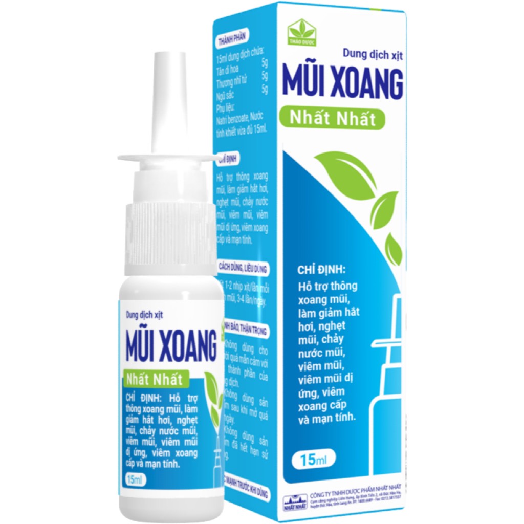 Xịt Mũi Xoang Nhất Nhất