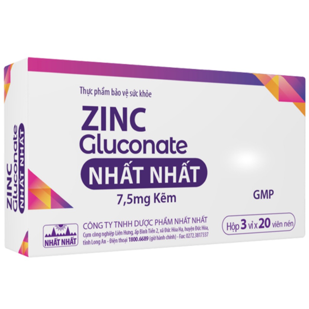 ZinC Gluconate Nhất Nhất