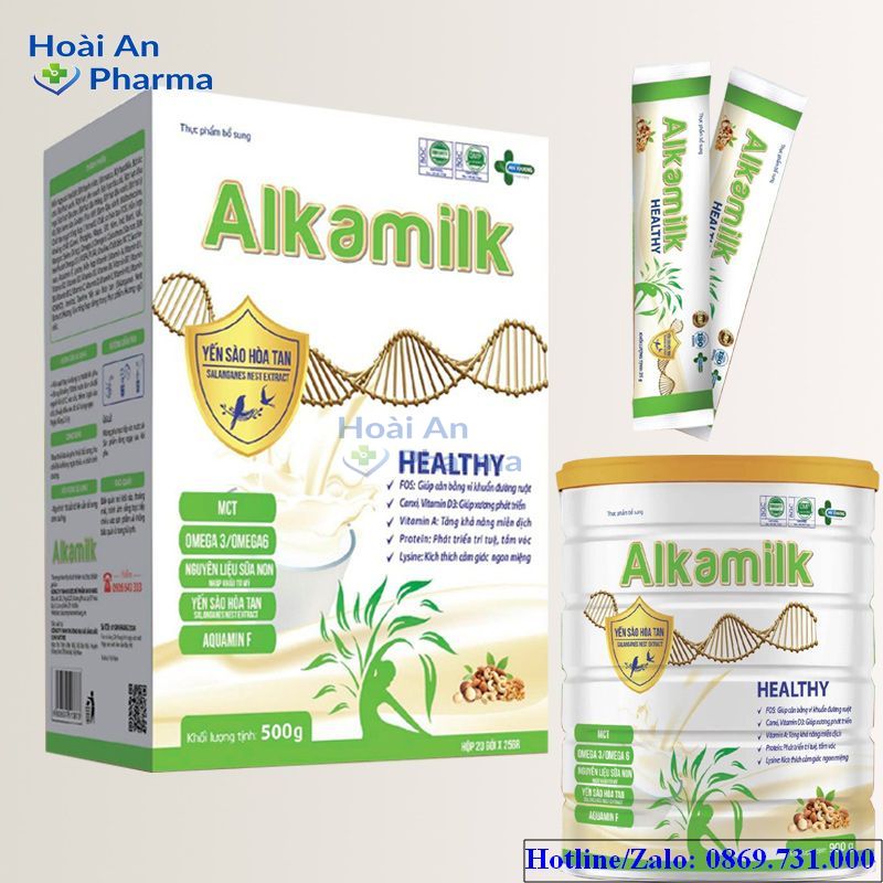 Sữa Alkamilk Healthy - Hộp 20 gói