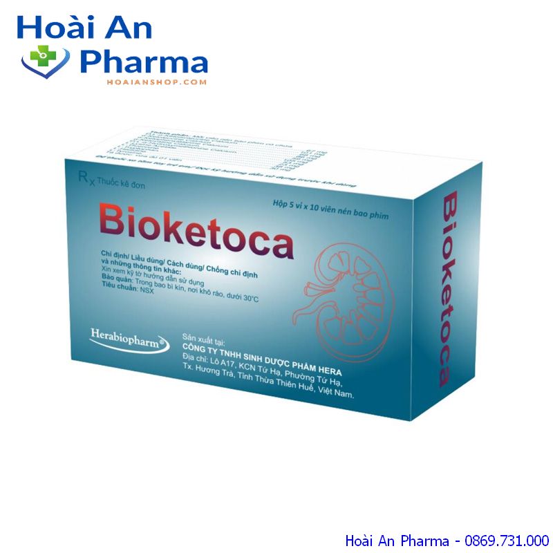 Bioketoca hộp 50 viên