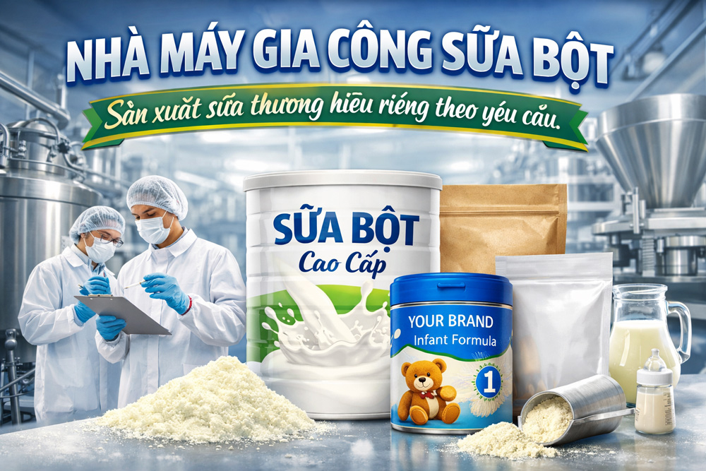 Nhà máy gia công sữa bột KADUCO